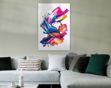 Colourful art movement - Abstract by Poster Art Shop