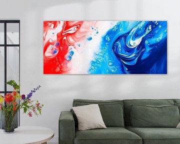 Farbenfrohe abstrakte Malerei von Poster Art Shop