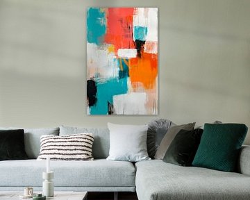 Colour explosion - abstract and modern by Poster Art Shop