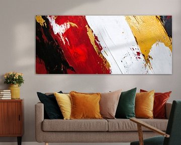 Coloured acrylic structure - abstract and lively by Poster Art Shop