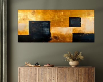 Gouden abstractie - modern ontwerp van Poster Art Shop