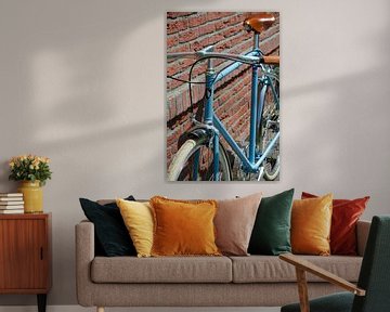 Hippe lichtblauwe fixie fiets van iPics Photography