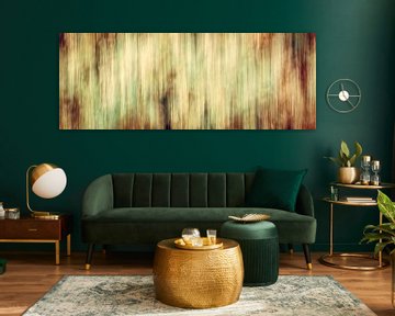 Panoramic photo of natural brown tones (ICM photography, abstract) by Fotografie Jeronimo