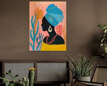Modern Colourful Portrait by Caroline Guerain
