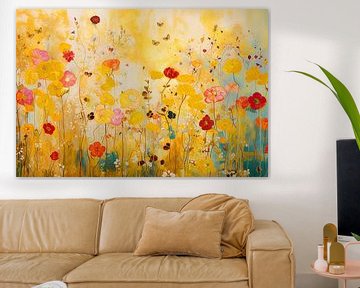 Still life with flowers by Caroline Guerain