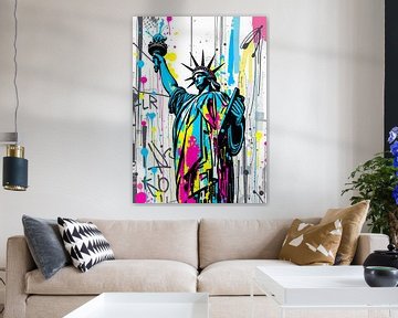 Vrijheidsbeeld Pop Art van MIROKKU