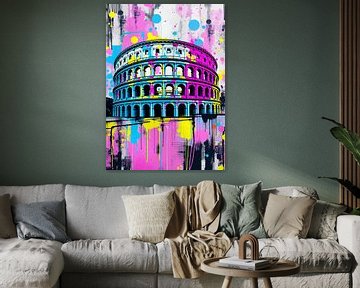Colosseum van Rome Pop Art van MIROKKU