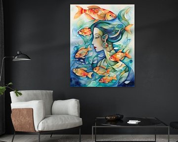 The Fishes of Her Mind by Danta Albers