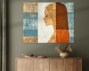 Gentle Contours, Industrial Canvas van De Mooiste Kunst