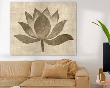 Flower painting Lotus by Modern Collection