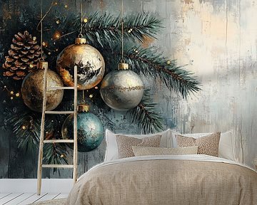 Winter décor | Gold and Silver Christmas decorations by Art Whims
