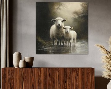 Deux moutons sur ARTemberaubend