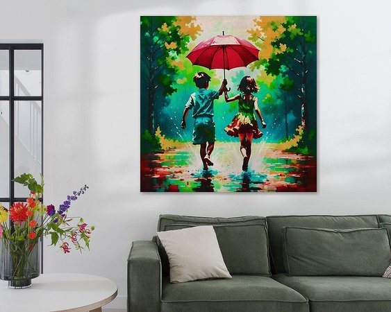 Example of the artwork in a room