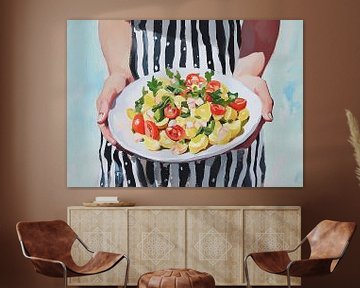 Fresh Salad | Salad Art by Wonderful Art