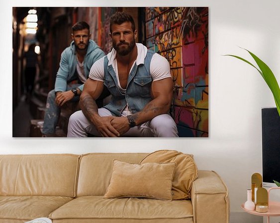 Example of the artwork in a room