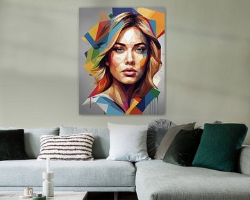 potrait abstrait