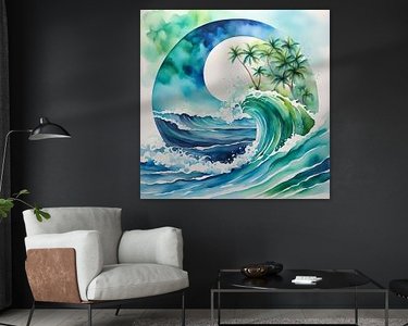 Example of the artwork in a room