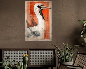 Geometrie van de Jan van gent vogel van Eva Lee