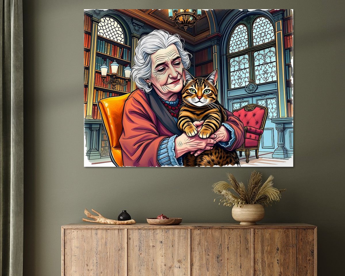 Example of the artwork in a room