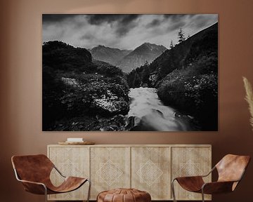 Stream in the Lasörling Alps