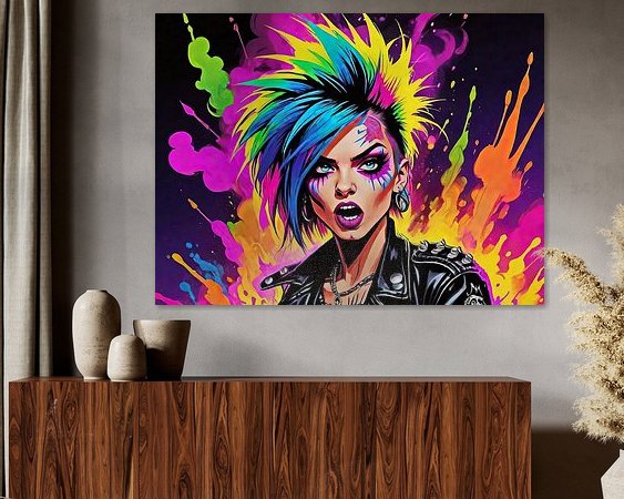 Example of the artwork in a room