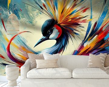 Kronenkranich von Kay Weber