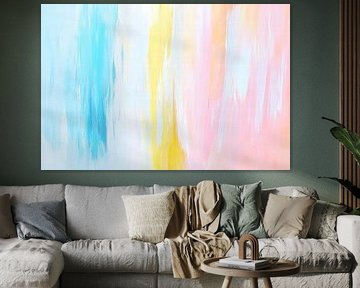 Soft colours in pastel shades by Poster Art Shop