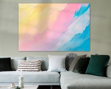 Soft colour gradients - pastel colours by Poster Art Shop