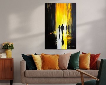 Silhouette in the atrium - Dramatic by Poster Art Shop