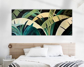 Tropische Blätter – Farbharmonie von Poster Art Shop