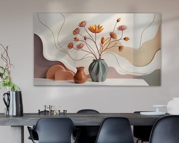 Abstracte Bloesem. van AVC Art Studio