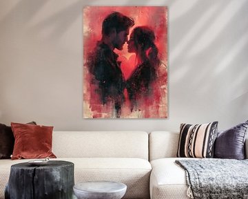 Hartstocht in Schaduw en Licht van Eva Lee