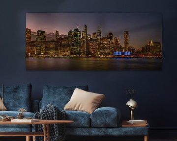Manhattan Skyline at Night