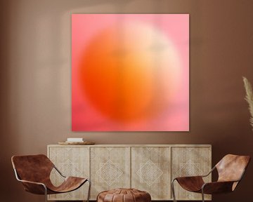 TW Living - Abstract art HANNA Retro jaren 70 WARM van TW living