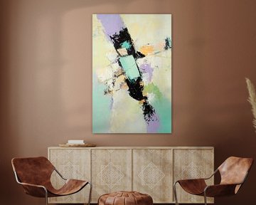 Abstract world of colours - Modern design by Poster Art Shop