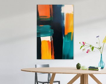 Abstract colour combinations - artwork by Poster Art Shop