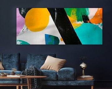 Abstract colour composition - Dynamic by Poster Art Shop
