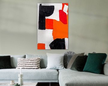 Abstract colour composition - Modern Art by Poster Art Shop