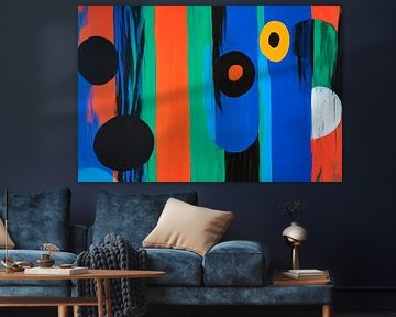 Abstract colour composition - Radiantly colourful by Poster Art Shop