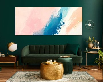 Abstrakte Farbkomposition – Sanft und Modern von Poster Art Shop