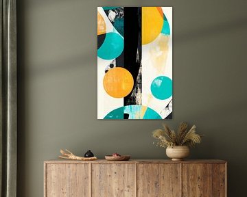 Abstract colour composition - Modern design by Poster Art Shop