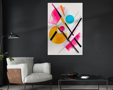 Abstract colour composition - Playful by Poster Art Shop