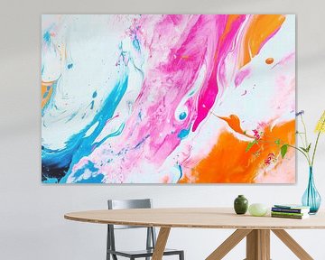 Colourful explosion of colour - Abstract by Poster Art Shop