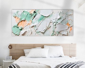 Structure colorée - Peinture abstraite sur Poster Art Shop