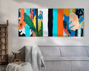 Colourful abstract artwork - Stylish by Poster Art Shop