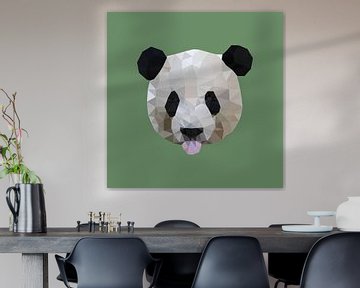 Panda van Low Poly