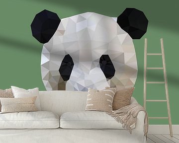 Panda van Low Poly