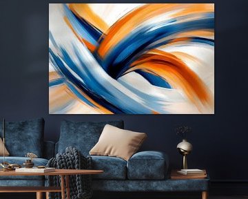 Colourful swings in motion by Poster Art Shop