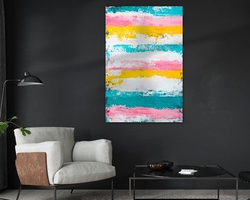 Coloured stripes for a modern design by Poster Art Shop