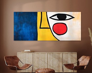 Dessin de masques artistiques - Haut en couleur sur Poster Art Shop